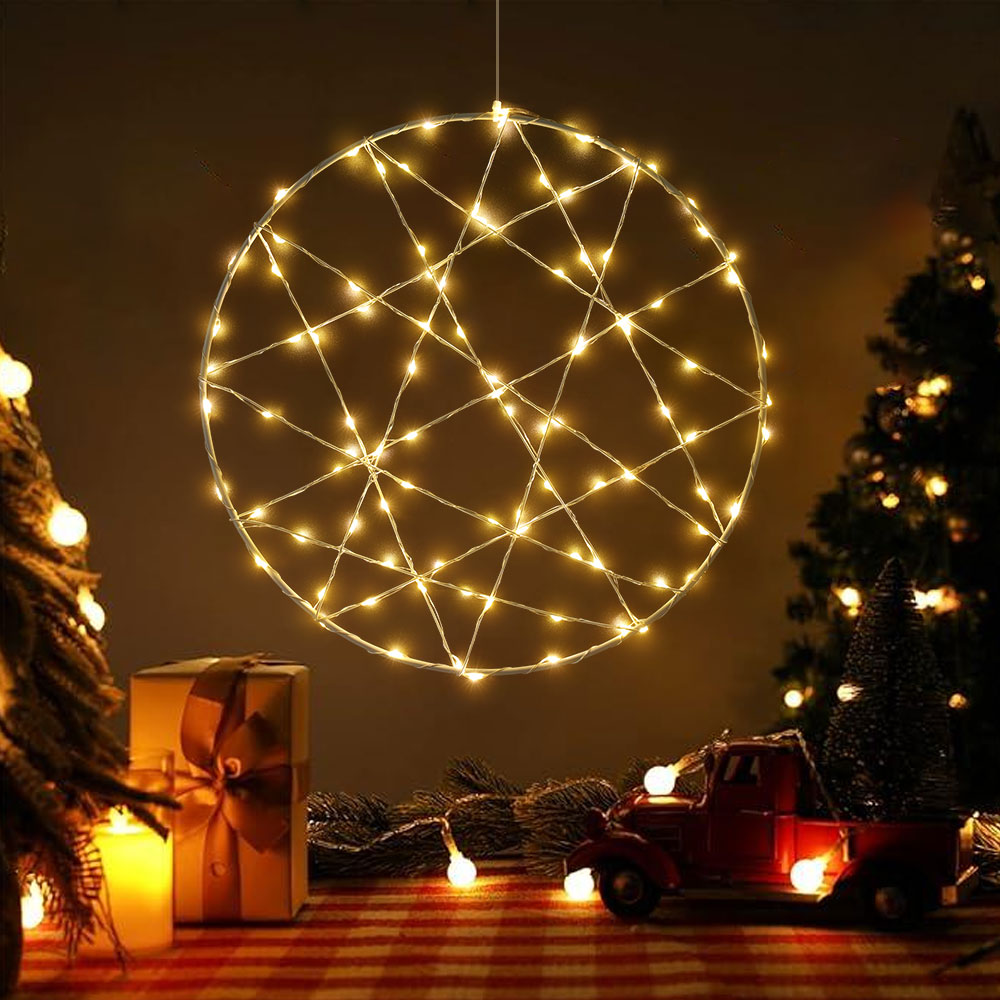 Christmas ball window light