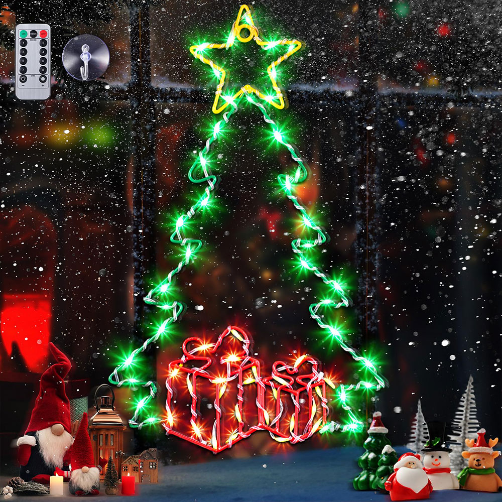 Christmas tree window light