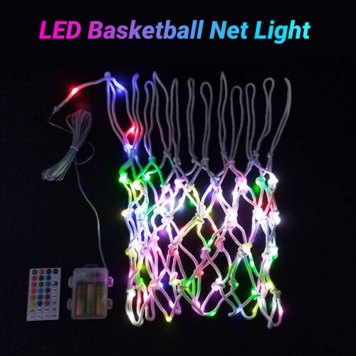 led basketball net