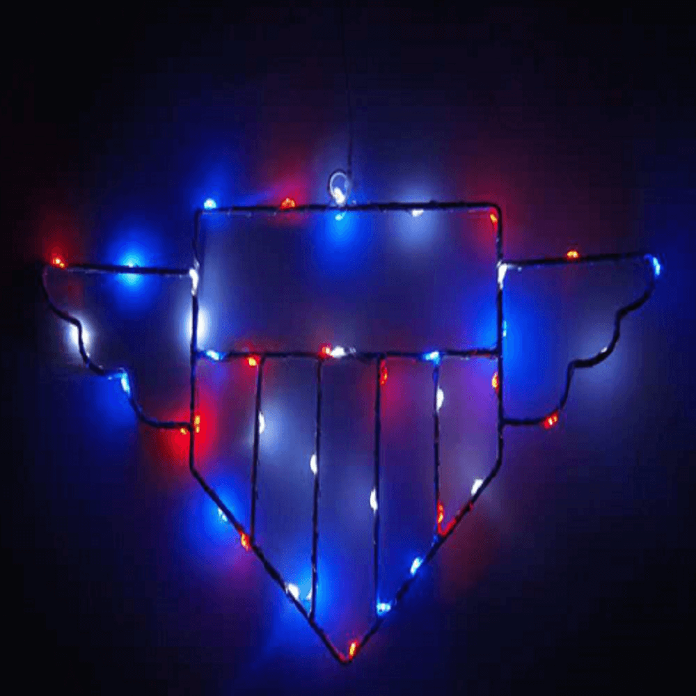 4th of July Lighted Window Decorations