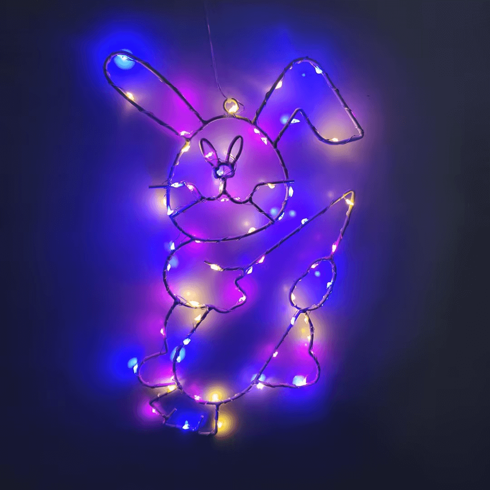 Easter Bunny Window Lights