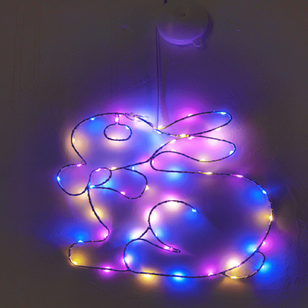 Easter Window Decorations Lights