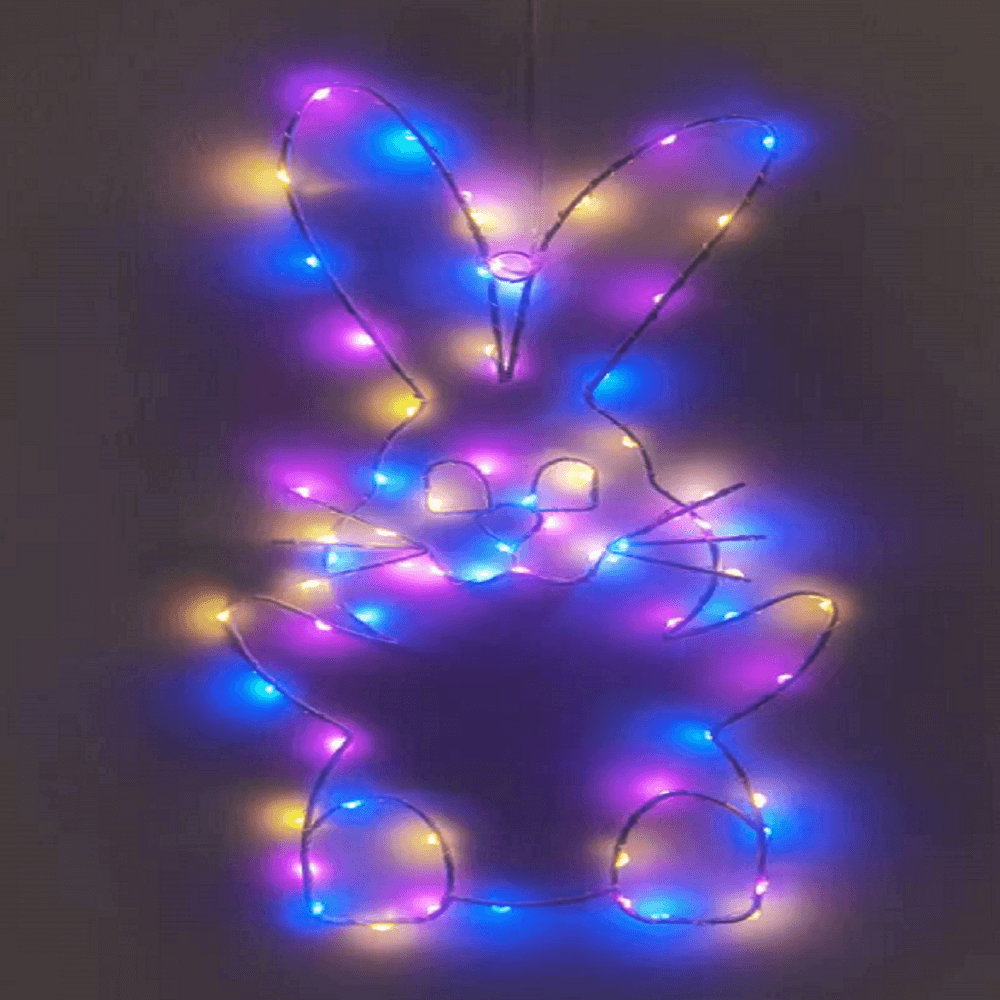 Lighted Easter Window Decorations