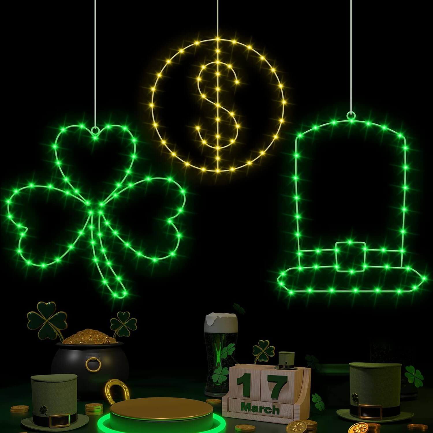 St Patrick's Window Lights