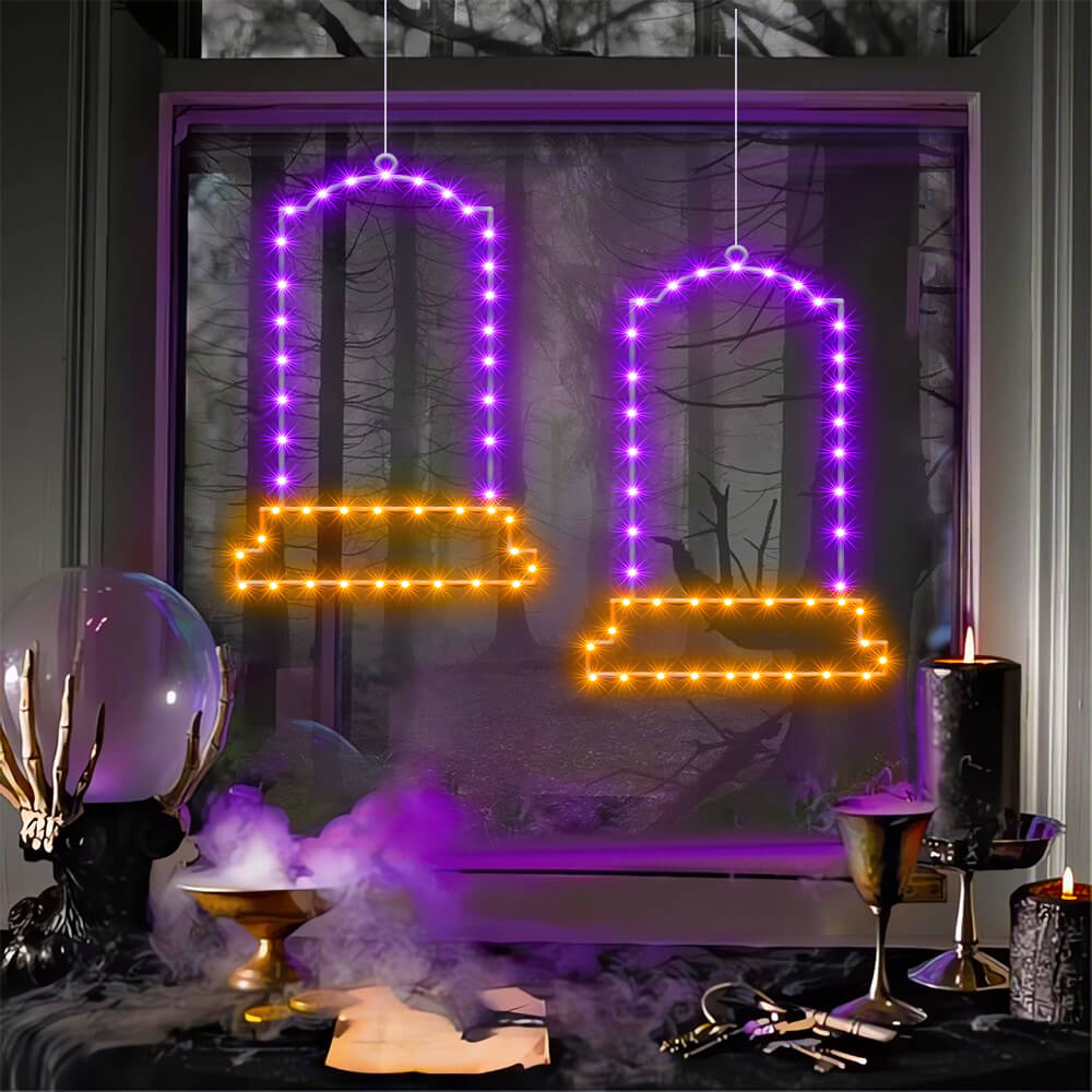 LED Halloween Window Decorations
